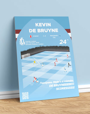 Kevin De Bruyne Goal vs Arsenal (22/23)