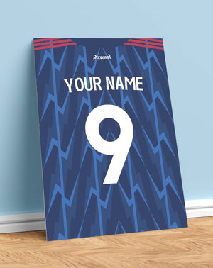 Custom Name | Arsenal Away Shirt Poster (25/26)